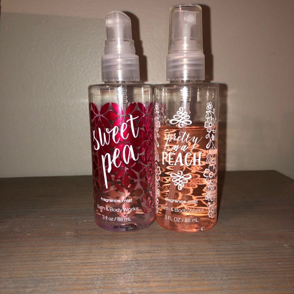 2 mini bath and body works spray